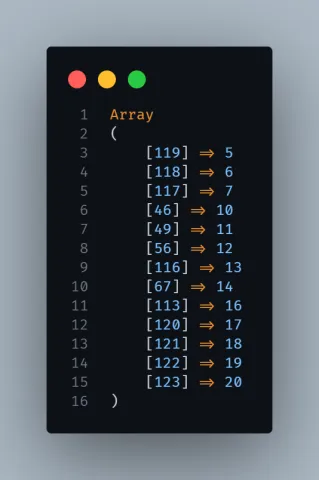 Entity query result