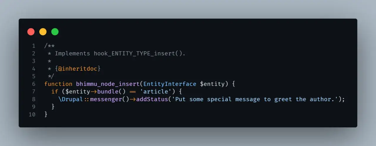 Hook Entity Type Insert Bhimmu